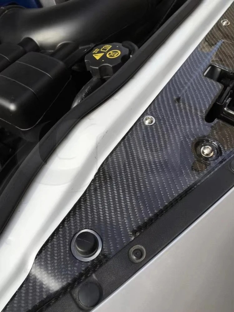 Trade Assurance Carbon Fiber Cooling Panel Fit For 2010-2015 Ca*maro Radiator Cooling Panel